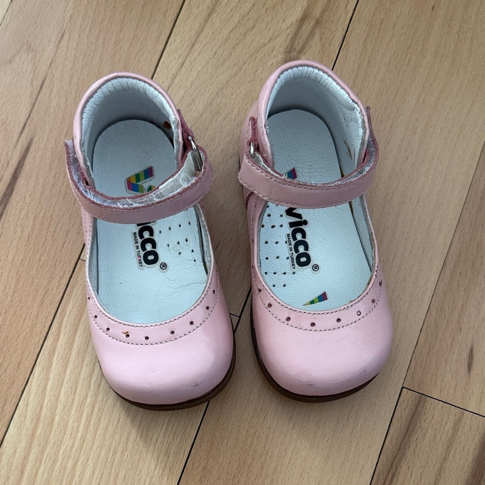 Pink Kids Dress Shoes